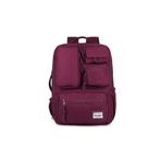 Smart Bags Sırt Çantası Okul Boyu Laptop Gözlü 3210 Bordo Tek Beden Unisex