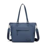 Smart Bags Twill Dimi Kumaş Kadın Omuz Çantası 3323 Füme Laci