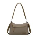 Smart Bags Twill Dimi Kumaş Kadın Omuz Çantası 3325 A.Kahve