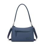 Smart Bags Twill Dimi Kumaş Kadın Omuz Çantası 3325 Füme Laci