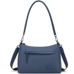 Smart Bags Twill Dimi Kumaş Kadın Omuz Çantası 3325 - Füme