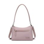 Smart Bags Twill Dimi Kumaş Kadın Omuz Çantası 3325 - Ten