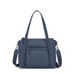 Smart Bags Twill Dimi Kumaş Kadın Omuz Çantası 3329 Füme Laci