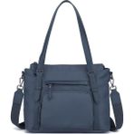 Smart Bags Twill Dimi Kumaş Kadın Omuz Çantası 3329 - Füme