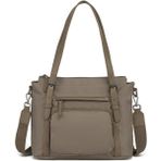 Smart Bags Twill Dimi Kumaş Kadın Omuz Çantası 3329 - Kahve