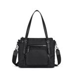 Smart Bags Twill Dimi Kumaş Kadın Omuz Çantası 3329 - Siyah
