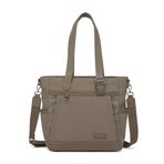 Smart Bags Twill Dimi Kumaş Kadın Omuz Çantası 3331 A.Kahve