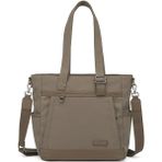 Smart Bags Twill Dimi Kumaş Kadın Omuz Çantası 3331 - Kahve