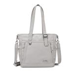 Smart Bags Twill Dimi Kumaş Kadın Omuz Çantası 3331 - Vizon
