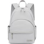 Smart Bags Twill Dimi Kumaş Kadın Sırt Çantası 3326 - Açık Gri