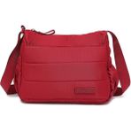 Smart Bags Yumuşak Kumaş Askılı Postacı Kadın Çantası 8730 - Vişne