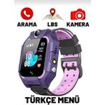 Smart Best Y-10 Lbs Konumlu Çocuk Takip Saati Sim Kartlı Arama, Kameralı, Gizli Dinleme Özellikli - Mor