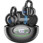 Smart Crafts Premium Kablosuz Kulaklıklar, Kulaklıklar Üzerinde Klip, Bluetooth 5.3, Gürültü Canelling, HiFi Sterio Ses, 4HD Mikrofon, Temizle Aramaları/Müzik, Su Geçirmez, 80hrs Bekleme, Spor, Egzersiz, Seyahat,