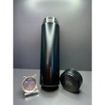 Smart Cup Dijital Derece Göstergeli Paslanmaz Çelik Kolay Taşınabilir El Termosu Matara 500 ml - Siyah