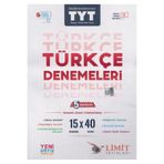 Smart English Limit Yayınları TYT Türkçe 15 X 40 5 Aşamada Yeni Soru Tarzları ile Denemeleri