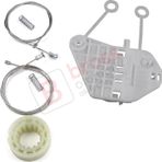 Smart Fortwo Mk1 450 1998-2007 Coupe Cabrio Convertible C0002702 İçin Elektrikli Sağ Cam Kriko Seti