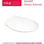 Smart slim Yavaş Kapanan Klozet Kapağı - Beyaz