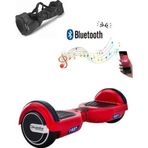 Smart Store Hoverboard Elektrikli Kaykay Bluetooth Hoparlörlü 6.5 Inch Çanta Hediyeli Kırmızı