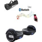 Smart Store Hoverboard Elektrikli Kaykay Bluetooth Hoparlörlü 6.5 Inch Çanta Hediyeli Siyah