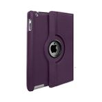 Smart Tech Apple iPad 2 3 4 9.7 " 360 Derece Döner Standlı Tablet Kılıfı - Mor