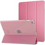 Smart Tech Apple Ipad 2 / 3 / 4 Smart Cover Arkası Şeffaf Tablet Kılıfı - Pembe