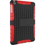 Smart Tech Apple Ipad 2 Ipad 3 Ipad 4 Standlı Tank Tablet Kılıfı Özel Zırh - Kırmızı - Siyah