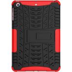 Smart Tech Apple Ipad Mini 2 Ipad Mini 3 Standlı Tank Tablet Kılıfı Özel Zırh - Kırmızı - Siyah