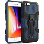 Smart Tech Apple Iphone 7 Zırh Tank Kılıf Yüksek Koruma - Mavi