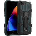 Smart Tech Apple Iphone 8 Plus Zırh Tank Kılıf Yüksek Koruma - Yeşil