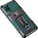 Smart Tech Huawei P40 Lite Zırh Tank Kılıf Yüksek Koruma - Yeşil