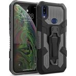 Smart Tech Samsung Galaxy A10S Zırh Tank Kılıf Yüksek Koruma - Gri