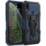 Smart Tech Samsung Galaxy A10S Zırh Tank Kılıf Yüksek Koruma - Mavi