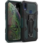 Smart Tech Samsung Galaxy A10S Zırh Tank Kılıf Yüksek Koruma - Yeşil