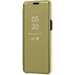 Smart Tech Samsung Galaxy J4 Plus 2018 Aynalı Kapaklı Lüx Kılıf - Gold