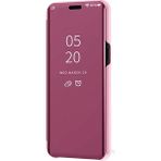 Smart Tech Samsung Galaxy J4 Plus 2018 Aynalı Kapaklı Lüx Kılıf - Rose Gold