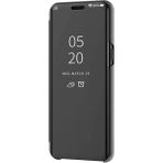 Smart Tech Samsung Galaxy J4 Plus 2018 Aynalı Kapaklı Lüx Kılıf - Siyah