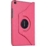 Smart Tech Samsung Galaxy Tab A7 Sm T220 T225 8.7 Inç Döner Standlı Tablet Kılıfı - Pembe