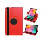Smart Tech Samsung Galaxy Tab T510 Döner Stand Tablet Kılıfı - Kırmızı