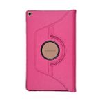 Smart Tech Samsung Galaxy Tab T510 Döner Stand Tablet Kılıfı - Pembe