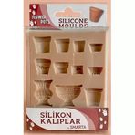 Smarta Çiçek 10x13 cm Slikon Kalıpları