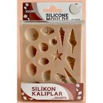 Smarta Deniz Kabukları 10x13 cm Slikon Kalıp