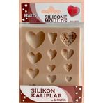 Smarta Kalpler 10x13 cm Slikon Kalıp