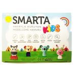 Smarta Kids 4 Renk 4x70 gr Model Hamuru Okul Seti