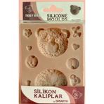 Smarta Silikon Kalıplar – Ayıcık Teddy 10X13CM
