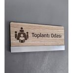 Smartad Klasik Mdf Serisi Toplantı Odası Kapı Isimliği