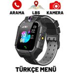SmartBaby Q19 LBS Konumlu Akıllı Çocuk Takip Saati Sim Kartlı Arama, Kameralı, Gizli Dinleme Özellikli - Siyah
