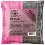 SmartBee Hobee 2'li Kareli Simli 40x40 cm 320GSM - Pembe/Gri Ovma Bezi
