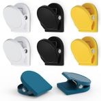 SMART&COOL 8 adet mıknatıslı mandal, çizilmez mıknatıslı klips, buzdolabı, beyaz tahta, mutfak, okul için, çoklu mıknatıslı mandal