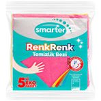 Smarter 5'li Renkrenk Temizlik Bezi