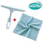 Smarter Cam Sileceği + Pofidi Temizlik Bezi Yeşil